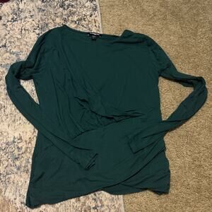 Express Deep Green Women's Blouse